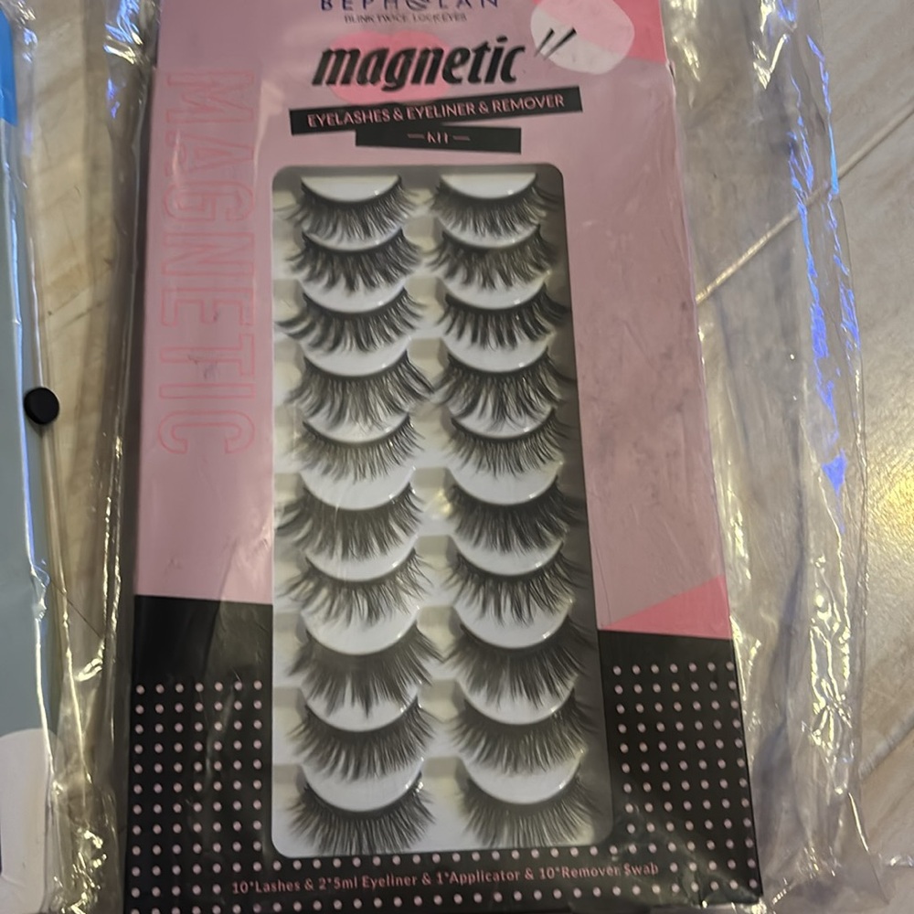 Lashes 10 Pairs of False Eyelashes W/ Liner & Remover